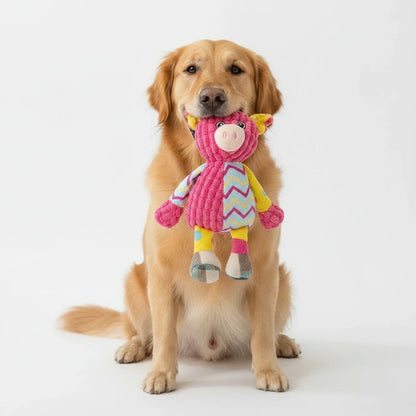 Mittir Peppa het varken roze zachte pluche speelknuffel voor honden en katten